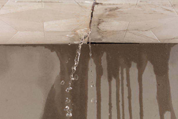 Professional Flood Damage Cleanup technician working in Albion, ME